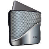 Imitate Maßgeschneiderte Laptop-Ärmel aus Metall Laptopschutzhülle (Vorne Rechts)