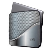 Imitate Maßgeschneiderte Laptop-Ärmel aus Metall Laptopschutzhülle (Vorderseite Links)