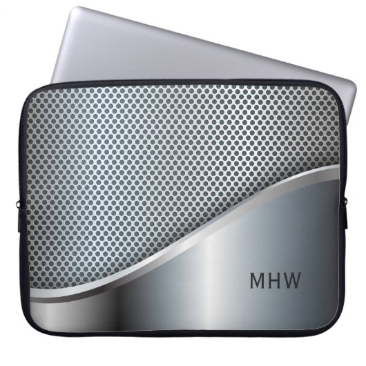 Imitate Maßgeschneiderte Laptop-Ärmel aus Metall Laptopschutzhülle (Vorderseite)