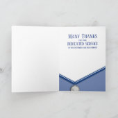 Imitate Medaille Mitarbeiter 20 Jahre Jubiläumskar Karte (Innenseite)