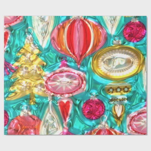 Imitate Metallic Bulb Muster glänzende Umhüllungsp Geschenkpapier (Flach)