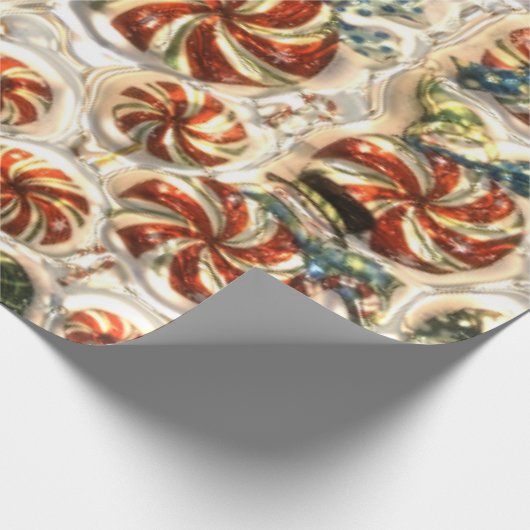 Imitate Metallic Candy Pattern Glossy Packpapier (Ecke)