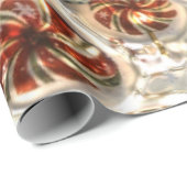 Imitate Metallic Candy Pattern Glossy Packpapier (Rolleneckpunkt)