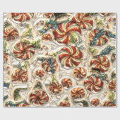 Imitate Metallic Candy Pattern Glossy Packpapier (Flach)