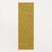 Imitate Metallic Gold Glitzer Künstlerischer Abstr Yogamatte (Rückseite)