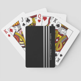 . Imitate Metallische Bars mit Namen Spielkarten