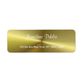 Imitate Metallische Gold Creative Script Moderne V (Vorne)