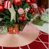 Imitate Metallische Rose Gold Gradient Polyester Weihnachtsbaumdecke