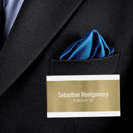 Imitate Metallischer Beruflich gebürsteter, goldfa Namenschild