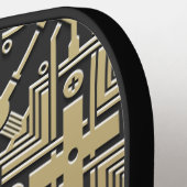 Imitate Metallpaddel Pickleball Schläger (Linke Seite)