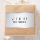 Imitate Minimalistische Vorlagenversandadresse Sil (Insitu)