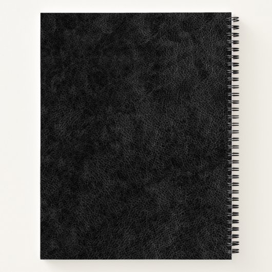 Imitate Minimalistischer Name des Angestellten des Notizblock (Rückseite)