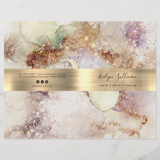 Imitate mit Aquarellfarben - Broschüre über das Me (Vorderseite)