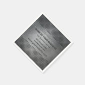 Imitate mit benutzerdefiniertem Text Serviette (Ecke)