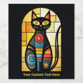 Imitate mit benutzerdefiniertem Text, verklebt Weinetikett (Einzelnes Label)