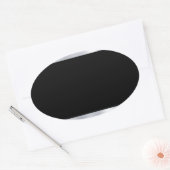 Imitate mit benutzerdefinierter Blank-Vorlage Silv Ovaler Aufkleber (Umschlag)