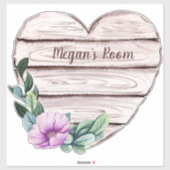 Imitate mit Blumenmuster für Kinder im Hörsaal Aufkleber (Blatt)