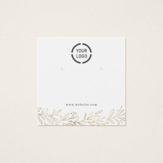 Imitate mit botanischem Sonderzeichen Ohrring (Vorderseite)