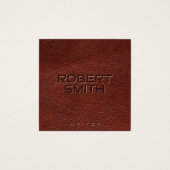 Imitate mit brauner Lederkarte (Vorderseite)