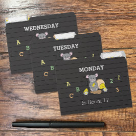 Imitate mit Buchstaben Mouse Teacher (Pack 1) Papiermappe