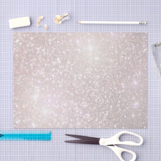 Imitate mit Champagner-Glitzer Seidenpapier (Handwerk)