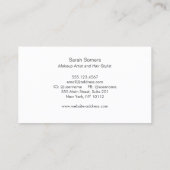 Imitate mit den haarsträubenden Scheren-Logos Sequ Visitenkarte (Rückseite)