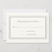 Imitate mit der Embossed Frame Pearl Formal Weddin (Vorderseite)