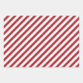 Imitate mit diagonalen Streifen Geschenkpapier Set (Vorderseite)