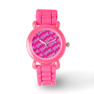 Imitate mit Diamant auf Hot-Pink-Bling-Design Beob Armbanduhr