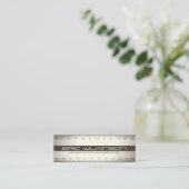 Imitate mit doppeltem Lineal suchen Abdeckung Mini Visitenkarte (Stehend Vorderseite)