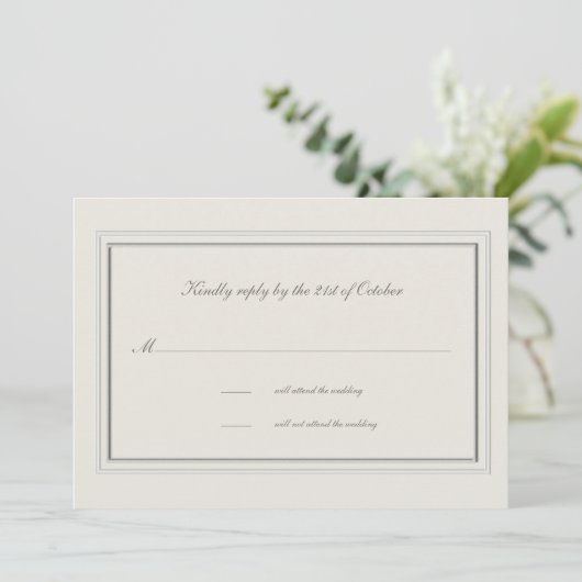 Imitate mit Ecru-Rahmen (Stehend Vorderseite)