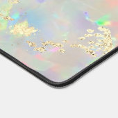 Imitate mit Feueropal, grober Glitzer Schreibtischunterlage (Ecke)