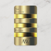 Imitate mit goldgelber Optik und Grabzeichen Visitenkarte (Vorderseite)