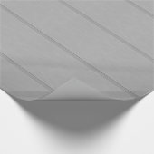 Imitate mit Groove aus gebürstetem Metall Geschenkpapier (Ecke)