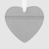 Imitate mit Groove aus gebürstetem Metall Ornament (Vorderseite)