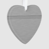 Imitate mit Groove aus gebürstetem Metall Ornament (Vorderseite)