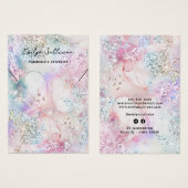 Imitate mit irisierender Aquarellenkette (Vorne & Hinten)