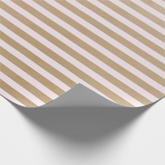 Imitate mit klassischer Creme Geschenkpapier (Ecke)