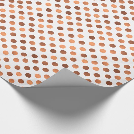 Imitate mit Kopperpunkten mit benutzerdefinierter  Geschenkpapier (Ecke)