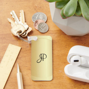 Imitate mit mit Monogramm Anfangsnamen Gold Trendy Schlüsselanhänger