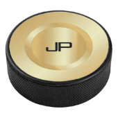 Imitate Mit Monogramm, benutzerdefiniertes Templat Eishockey Puck (3/4)