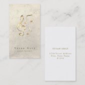 Imitate mit Musikdreifach Visitenkarte (Vorne/Hinten)