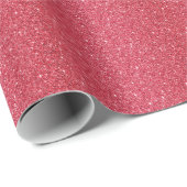 Imitate mit Papierumschlag Roter Glitzer Geschenkpapier (Rolleneckpunkt)