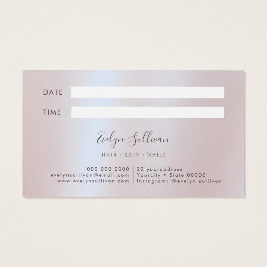 Imitate mit riesenrosa Glitzer (Rückseite)