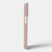 Imitate mit rosa Rose Ledereffekt Benutzerdefinier Case-Mate iPhone Hülle (Rückseite / Rechts)