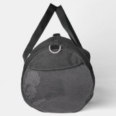 Imitate mit schwarzem Leder und Logo Duffle Bag (Rechts)