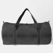 Imitate mit schwarzem Leder und Logo Duffle Bag (Rückseite)