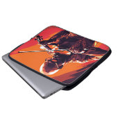 Imitate mit überzogenen Canvas drucken Laptopschutzhülle (Vorne Knopf)