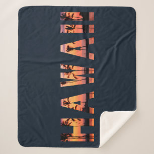 Imitate mit überzogenen Canvas drucken Sherpadecke