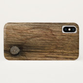 Imitate mit verwittertem Stallholz Case-Mate iPhone Hülle (Rückseite (Horizontal))